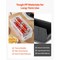Stackable Plastic Storage Bins 14 Liter Durable Organizer with Front Access Label Stickers